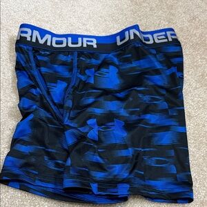 Under Armour Black and Blue Boxer Briefs